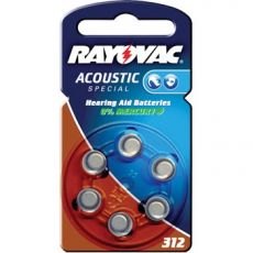 Rayovac typ 312 - 6 ks balenie
