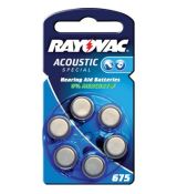 Rayovac typ 675 - 6 ks balenie