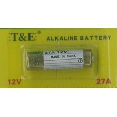 T&E 27A 12V alkalická