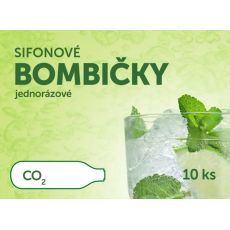 Sifonové bombičky SIFOS 8gr CO2 jednorazové 10 ks