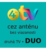 TV 4ka - balík DUO druhá TV